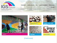 Tablet Screenshot of igs-speyer.de